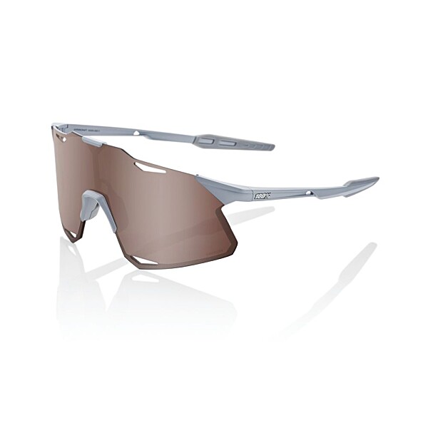 HYPERCRAFT - Matte Stone Grey - HiPER Crimson Silver Mirror Lens