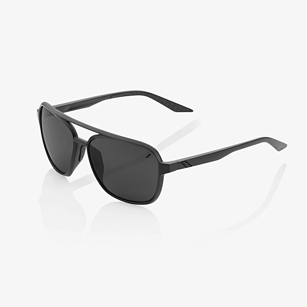 KASIA AVIATOR ROUND - Matte Black - Black Mirror Lens