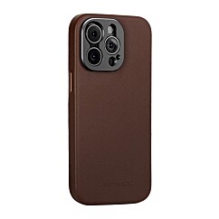 Pro Leather Case - iPhone 15 Pro Max - Brown (MagSafe Compatible)