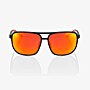 KONNOR AVIATOR SQUARE - Soft Tact Black - HiPER Red Multilayer Mirror Lens