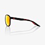 KONNOR AVIATOR SQUARE - Soft Tact Black - HiPER Red Multilayer Mirror Lens