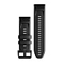 Garmin QuickFit® 26, Black Silicone, přezka Black